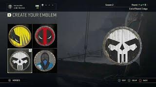 For Honor Emblems Punisher step by step