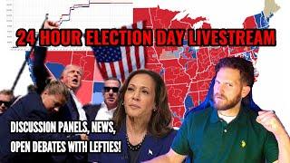 24 HOUR ELECTION DAY LIVESTREAM! OPEN PANEL, MSM NEWSWATCH! ELECTION RESULTS!