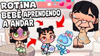 ROTINA COM BEBÊ APRENDENDO A ANDAR | PAZU AVATAR WORLD ROTINAS E HISTÓRIAS