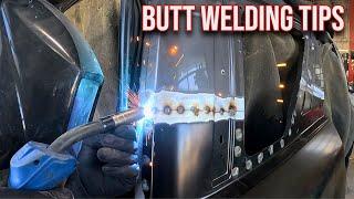 How I Weld My Butt Joints | Tips & Tricks | MIG THIN METAL