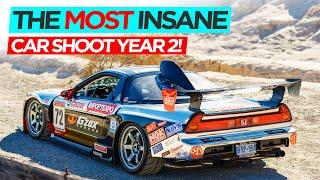 THE MOST INSANE CAR VIDEO SHOOT EVER! YEAR 2 | #TOYOTIRES