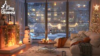  Christmas 2025 in a Luxurious Apartment  Cozy Ambience, Fireplace Sounds for Relax, Study, Work