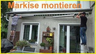 Markise instandsetzen Markise ausbauen Markise anbauen Markise flicken reparieren