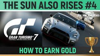 Gran Turismo 7 - 0-1000m Acceleration Battle 1 - The Sun Also Rises  How to Earn Gold (Drag Race)