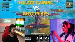 LOLZZZ GAMING VS RIZO PLAYS LIVE FIGHT|IN SCHOOL APARTMENT #bgmi#godlolzzz