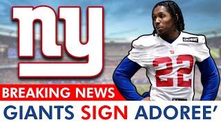 BREAKING: Giants Re-Sign Adoree’ Jackson To One-Year Deal | Full Details & Reaction