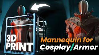 3D PRINTING FULL SIZED MANNEQUINS! (For Armor/Cosplay) - Elegoo Orange Storm Giga