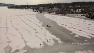 Hudson River Ice Boats/Yachts Athens, New York