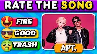 RATE THE SONG  The Hottest Hits of 2024 | Songs Tier List Challenge | Music Quiz