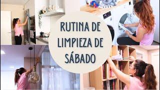 RUTINA DE LIMPIEZA de un SÁBADO MOTÍVATE A LIMPIAR | LIMPIEZA DEL HOGAR