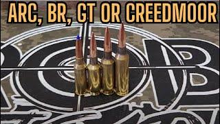 6mm, ARC, BR, GT, Creedmoor, Comparison