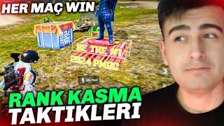 HER MAÇ WİN NASIL ALINIR ? PUBG Mobile Rank Kasma Taktikleri