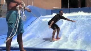 Todd Durkin Wiping Out While Surfing