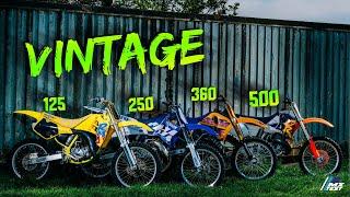 Honda 500 CR, 360 SX, 250 YZ et 125 RM : Comparatif vintage ULTIME !!!