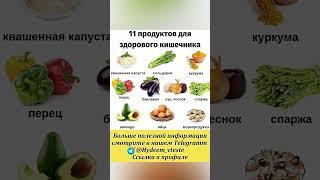 11 продуктов для здорового кишечника