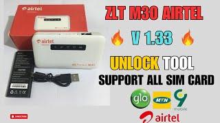 ZLT M30 VERSION 1.33 Unlocked Done  ️|| Airtel Mifi M30 1.33 Support All SIM CARDS #mifi #airtel