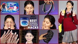 10 Amazing Teen School/College Lifestyle & Beauty Hacks | You Must Know | #schoolhacks