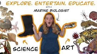 CHANNEL TRAILER: Welcome to MarineMumbles! (Marine biology + Scientific Art)