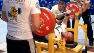 Alexey Shatilo RAW bench press 230 kg b.w. 102 kg "IRONCHALLENGE AT THE FOOT OF THE MOUNTAINS" 2013.