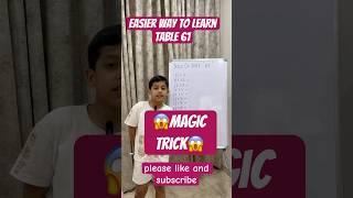 Learn Table 61 in 1 Minute – Easy Trick for Kids! #Table61#LearnTable61#MultiplicationTable#easymath
