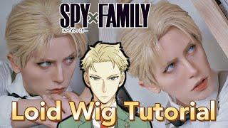 Loid Forger Wig Styling Tutorial | Spy X Family Cosplay