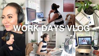 WORK DAYS VLOG | Work from Home & In-Office Days, Mom of 3!