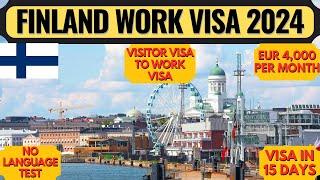 Finland Work Visa 2024 | Schengen Visa | Jobs in Finland with High Salary | Dream Canada