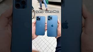 iPhone 12 Pro Vs iPhone 12 Pro Max || Camera Zoom Test! #shorts