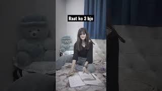 Exam ke din  #shorts  || Jaanvi patel ||