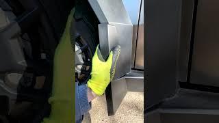 New Tesla Cybertruck Mud Flaps (Installation) #cybertruck #automobile #custom #mudflap