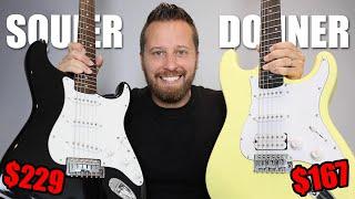 SQUIER AFFINITY vs DONNER - Cheap Stratocaster Comparison!