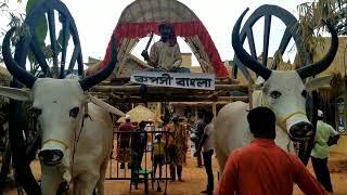 Durga pooja pandal #rural #bengal #theme