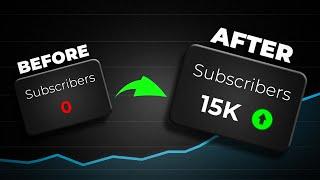 How I Got 15K Subs in a Month