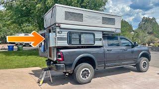 THE BEST INTERIOR Custom Build in a Four Wheel Pop Up Truck Camper