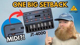 Behringer JT-4000 Micro Synth | A $49 Synth W/ One BIG Setback