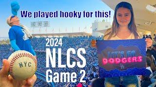 2024 NLCS Game 2 - We Played Hooky For This!