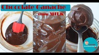 SweetNSpicyLiving Recipe (EP # 02) - Simple Chocolate Ganache using Milk (NO Heavy Cream)