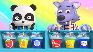 Fruits & Vegatables Smoothie Challenge | Learn Colors | Nursery Rhymes & Kids Songs | BabyBus