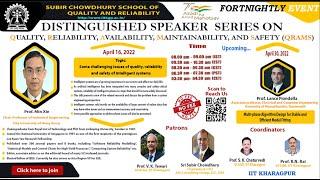 Distinguished Speaker Series: Session 7 - Prof. Min Xie