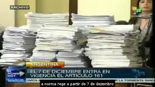 Argentina: Clarín se nega a cumprir Lei de Meios