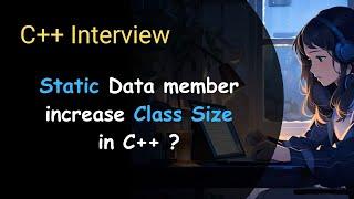 Do static data member occupy space in class in C++