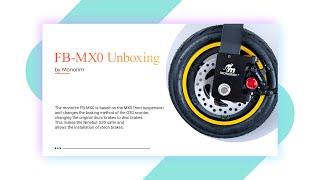 Monorim FB-MX0 Unboxing: Special for Max g30 front wheel be disc brake