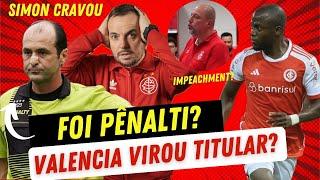 FOI PÊNALTI? | O QUE DISSE CARLOS SIMON? | VALENCIA TITULAR? | IMPEACHMENT DO PRESIDENTE?