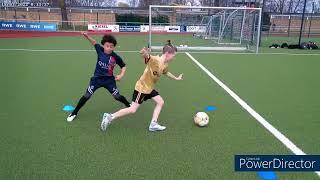 Fußballtraining mit Kindern - ab U8 Koordination, Erster Kontakt, Täuschung