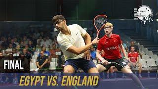 Egypt v England: Final, 2022 WSF Men's World Junior Team Championship