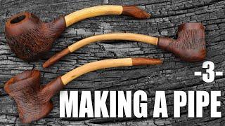 MAKE A PIPE - How To Make a Smoking Pipes From Wood -  DIY PIPE