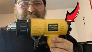 SEEKONE 1800W Heat Gun: Fast Heating & Versatile Use