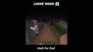 Minecraft HORROR Moon  #minecraft #scary #shorts