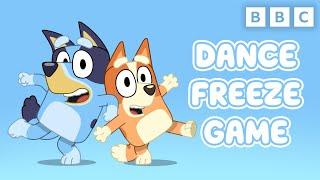 Bluey | Dance Freeze Game Brain Break | CBeebies