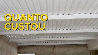 Garagem barata com telha sanduíche e estrutura metálica